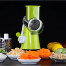 Fatiador e Ralador 3 em 1 com 3 Lâminas Inox para Legumes, Frutas e Queijos