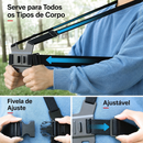 Suporte de peito ajustável para telefones celulares e câmeras GoPro
