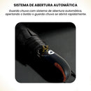 Guarda Chuva Automático Grande Reforçado Contra Vento Impermeável 102 cm De Diâmetro Linha Premium