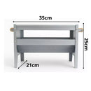 Churrasqueira Galvanizada Compacta Portátil FORGE GRILL Prateada (50% OFF)