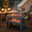 Churrasqueira Galvanizada Compacta Portátil FORGE GRILL Prateada (50% OFF)