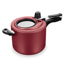 Panela de Pressão 4,5L Antiaderente Com Visor Superior Grande MTA Grafite/Cereja/Baunilha