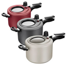 Panela de Pressão 4,5L Antiaderente Com Visor Superior Grande MTA Grafite/Cereja/Baunilha