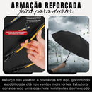 Super Guarda Chuva Automático Grande Reforçado Contra Vento Impermeável Linha Premium